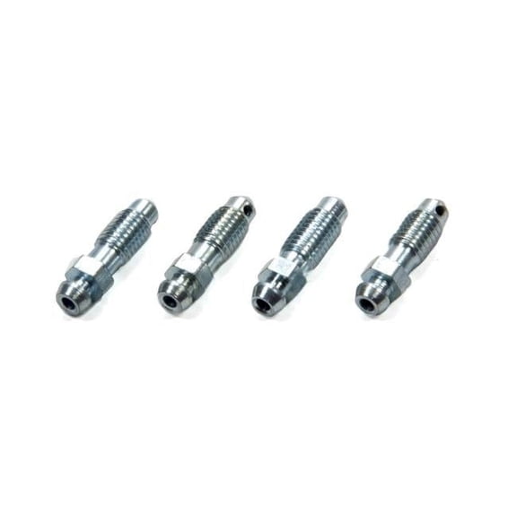 0.25-28 in. Thread Bleeder Screws Kit - Steel Natural - Set of 4