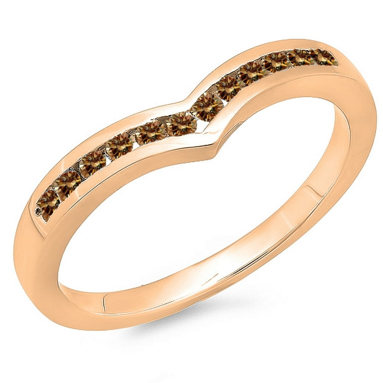 LADIES RING 0.25CT ROUND DIAMOND 14K ROSE GOLD LADIES RING 0.25CT ROUND DIAMOND 14K ROSE GOLD