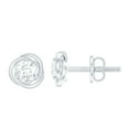 thumbnail image 1 of Rosec Jewels 0.25 CT Natural Diamond Stud Earrings for Women, Diamond Solitaire Earrings, April Birthstone Earrings, 10K White Gold, 1 of 8