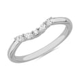 thumbnail image 1 of 0.25 Carat Brilliant Marquise Cut Genuine Diamond Wonderful Eternity Band for Ladies Solid 950 Platinum Size 10.5, 1 of 8