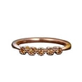 thumbnail image 1 of 0.25 Carat Citrine Floral Wedding band bridal ring stacking matching band promise ring Sterling Silver with 18k Gold Plating, 1 of 9