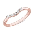 thumbnail image 1 of 0.25 Carat Excellent Marquise Cut Natural Diamond Unique Eternity Band for Engagement Solid 14K Rose Gold Size 8.5, 1 of 7