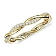 thumbnail image 1 of 0.25 Carat Excellent Round Cut Natural Diamond Beautiful Eternity Band for Anniversary Solid 14K Yellow Gold Size 4.5, 1 of 8