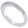 thumbnail image 1 of AFFY 0.25 Carat Round Shape White Natural Diamond Treditional Enagement Ring 14K Solid White Gold Ring Size-11.5, 1 of 1