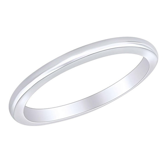 AFFY 0.25 Carat Round Shape White Natural Diamond Unique Beautiful Wedding Band Ring 14K Solid White Gold Ring Size-11