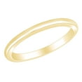 thumbnail image 1 of AFFY 0.25 Carat Round Shape White Natural Diamond Unique Beautiful Wedding Band Ring 14K Solid Yellow Gold Ring Size-8.5, 1 of 2