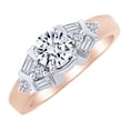 thumbnail image 1 of 0.25 Ct White Natural Diamond Wrap Style Enhancer Ring in 14k Rose Gold, 1 of 1