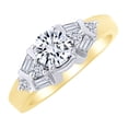 thumbnail image 1 of 0.25 Ct White Natural Diamond Wrap Style Enhancer Ring in 14k Yellow Gold, 1 of 1