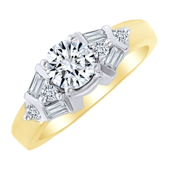 0.25 Ct White Natural Diamond Wrap Style Enhancer Ring in 14k Yellow Gold