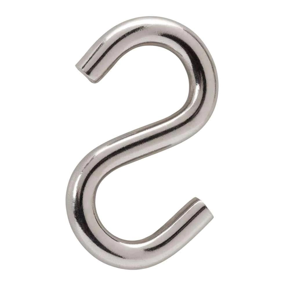0.25 In. X 2.9 In. Stainless Steel Rope S-Hook - Walmart.com