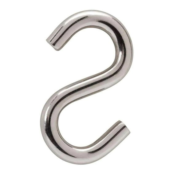 0.25 In. X 2.9 In. Stainless Steel Rope S-Hook