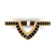 thumbnail image 1 of 0.25 ct Brilliant Round Cut Natural Onyx 14k Yellow Gold Stackable Band SZ 6.5, 1 of 6