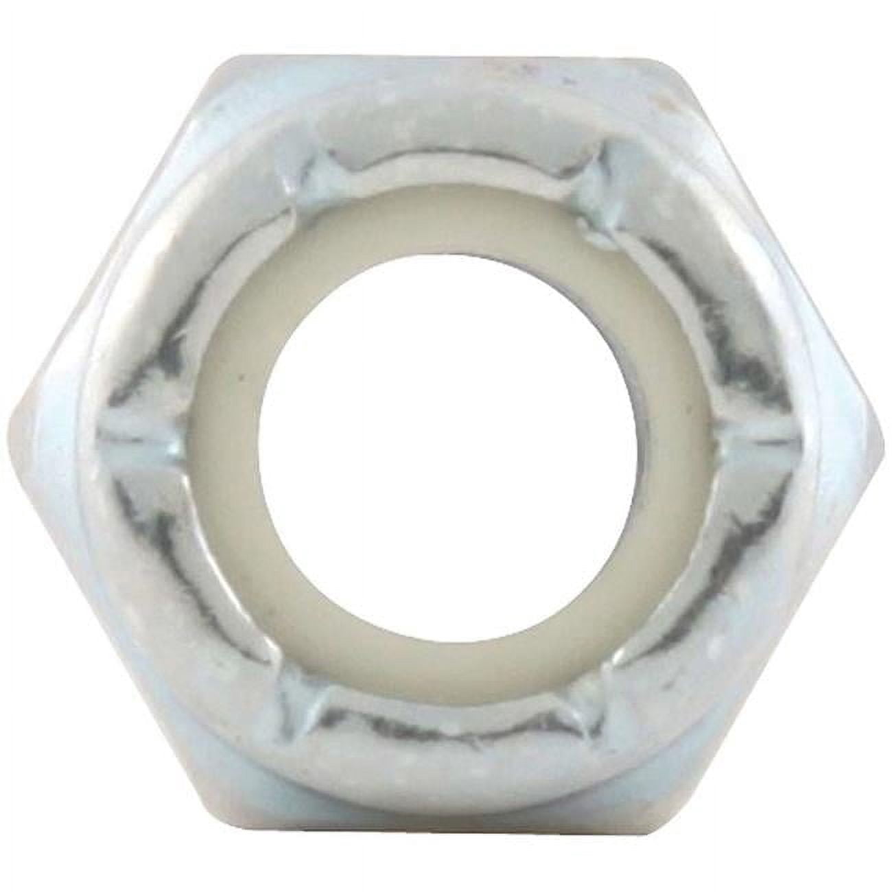 0.25 in. 28 Fine Thread Nylon Insert Nuts - Pack of 10