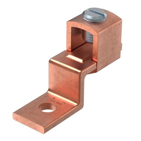 0.25 in. 6-1-0 AWG Offset Lug with Stud