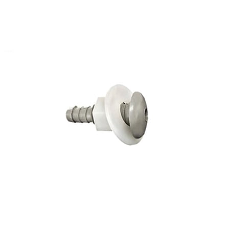 0.25 in. Barb Button Style Air Injector, Gray