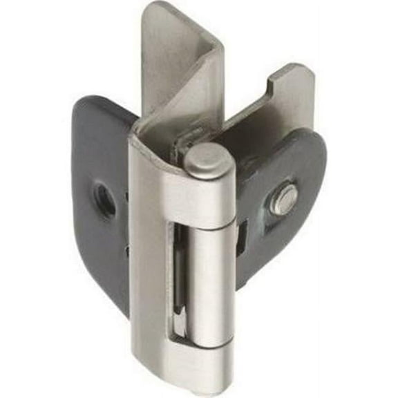 0.25 in. Double Demountable Inset Hinge, Satin Nickel
