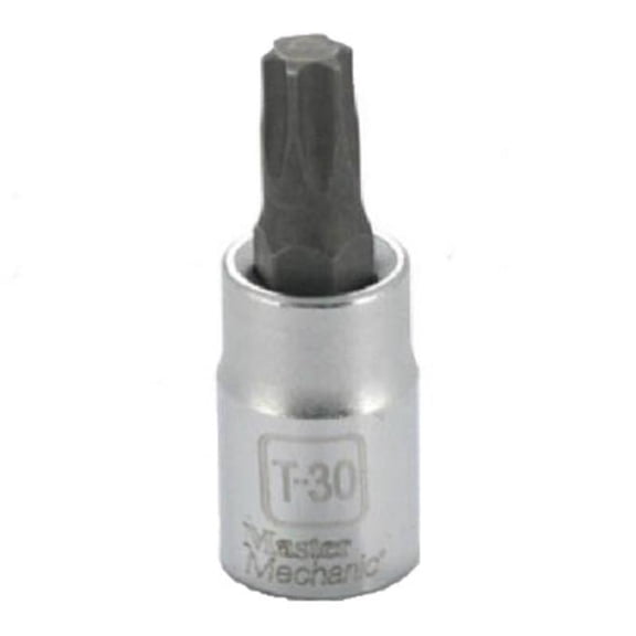 0.25 in. Drive Master Mechanic T30 Torx Bit Socket