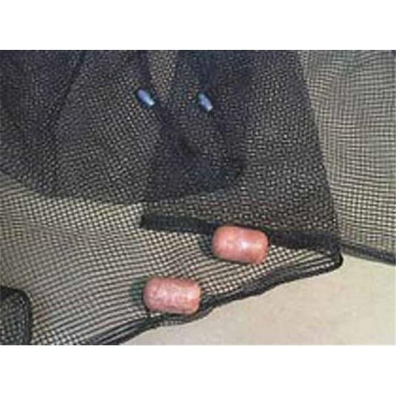 0.25 in. Frabill Minnow Seine Net 4 x 25 ft. Black Mesh