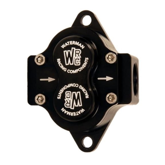 0.25 in. Hex 400 Rev Rotation Fuel Pump, Black
