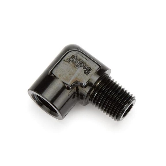 0.25 in. NPT 90 deg Male & Female Fitting, Black