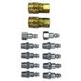 thumbnail image 1 of 0.25 in. NPT M Style Coupler & Plug Kit - 12 Pieces, 1 of 1