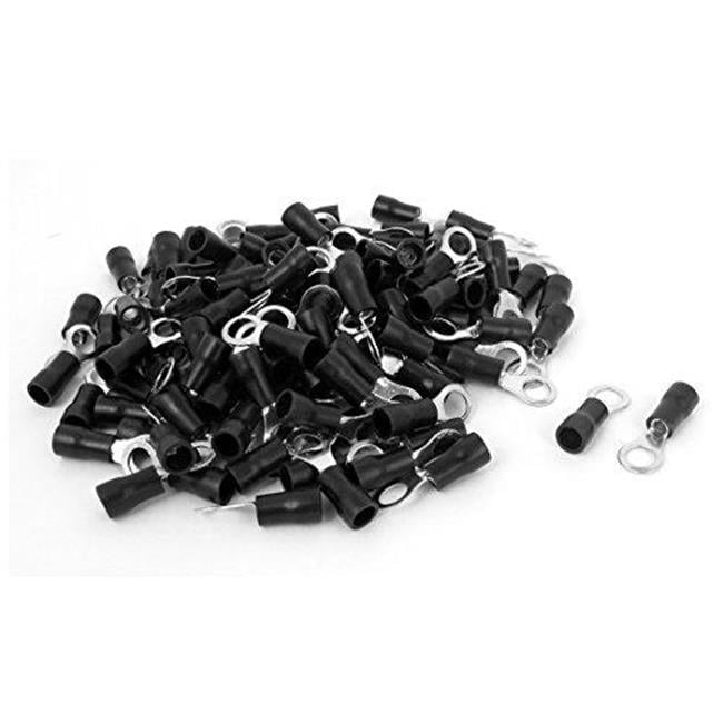 0.25 in. Ring Terminal for 4 Gauge Wire, Black - Walmart.com