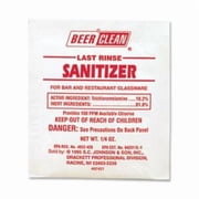 0.25 oz Last Rinse Sanitizer Powder, Pack of 100