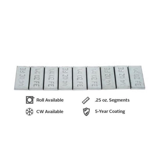 0.25 oz Low Profile Stick-on Wheel Weight