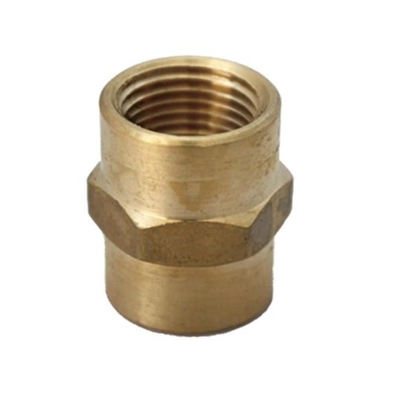 0.25 x 0.12 in. FPT Reducing Coupling, Brass