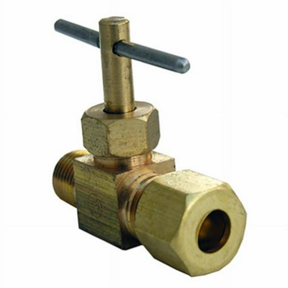 0.25 x 0.25 in. Compresion Straight Need Valve