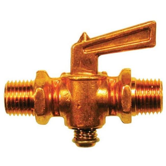 0.25 x 0.25 in. Pipe Valve Brass