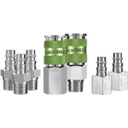 0.25 x 0.38 in. Coupler Plug Kit - 7 Piece