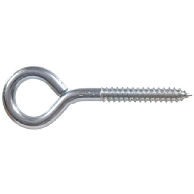 0.25 x 0.5 in. Lag Screw Thread Eye Bolt, Zinc Plated