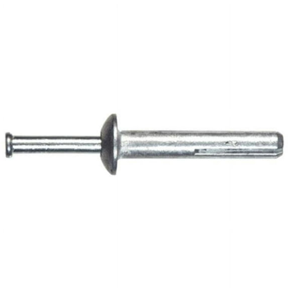0.25 x 2 in. Steel Hammer Drive Anchor - Pack of 100