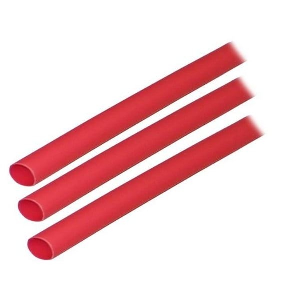 0.25 x 3 in. ALT Adhesive Lined Heat Shrink Tubing, Red - Pack of 3