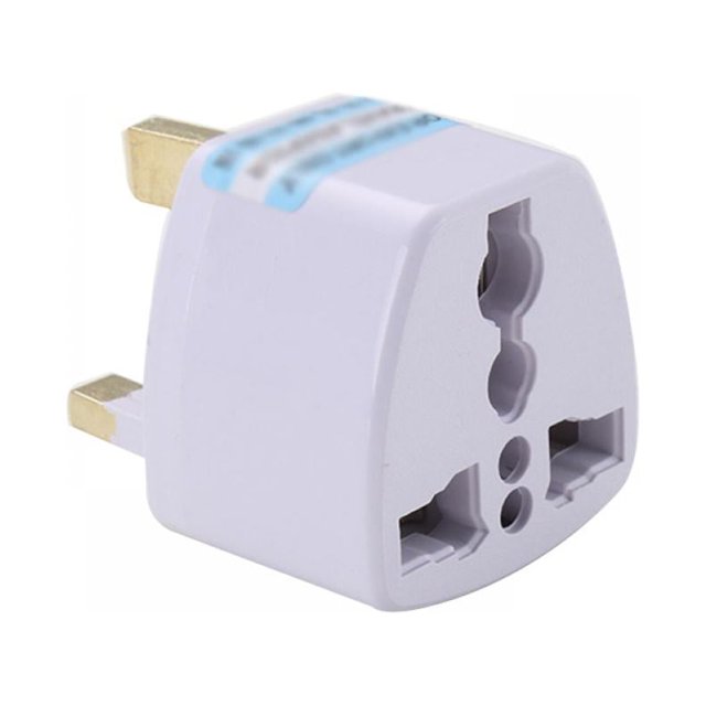 0250V UK To EU Euro Portable Outdoors Travel Wall Adapter Converter