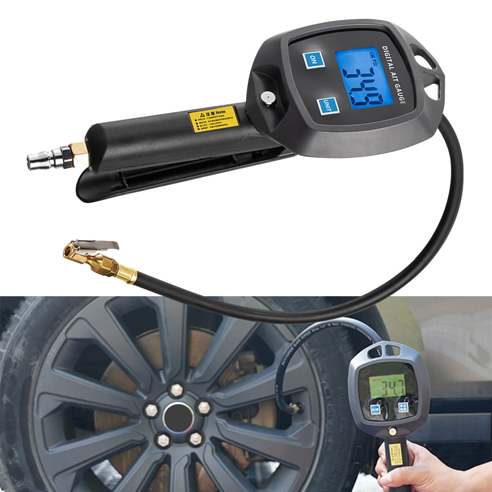 0-255Psi 0-18Bar Digital Display Universal High-precision Monitoring Inflation Gun Auto Accessories Tire Pressure Gauge 0-18Kg/cm2 0-1800KPA Car Tire Manometro