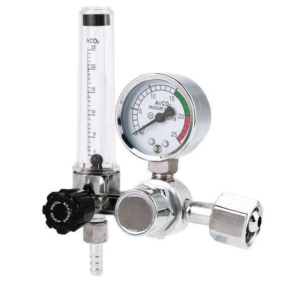 0-25MPa Argon Flow Meter Pressure Regulator Gauge for MIG TIG Welding G5/8