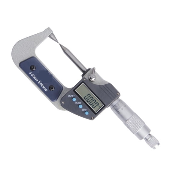 0-25mm 0.001mm Digital Double Point Outside Micrometer Electronic Carbide Tip Micrometers Measuring Tools ,Easy to Use