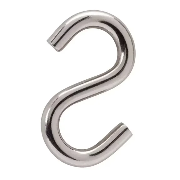 0.260 In. X 2-1/2 In. Stainless Steel Rope S-Hook