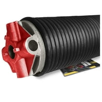 0.262 x 2-5/8" x 30'' Commercial Garage Door Torsion Spring - Red Cone for Left Side of Garage Door | Min 20,000 Cycles Precision E-Coating 5-Year Warranty