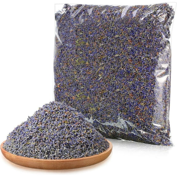 0.26lb Lavender Buds, Natural Dried Lavender Buds, Fragrance for Drawers and Closets, Long-Lasting Fresh Scents