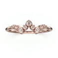 thumbnail image 1 of 0.27ct Round Diamond Moissanite 10K Rose GoldWedding Band, 1 of 4