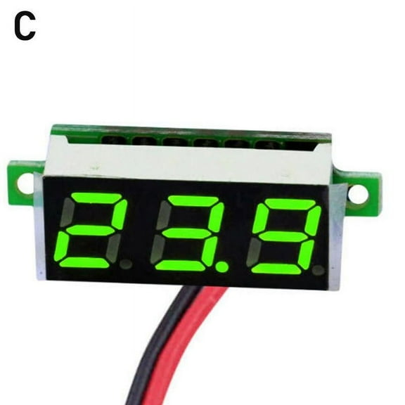 0.28" 30V LED Display Mini Voltmeter Tester Digital Test Voltage Volt E9D4
