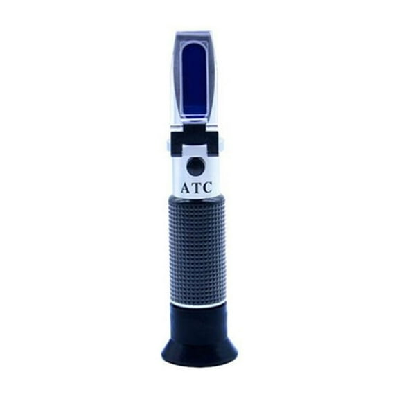 0-28% Salinity Meter 0-32% Dual Scale Refractometer 2 In 1 & Salt Refractometer With ATC Tester For Brine Fruit ,Precision Measurement