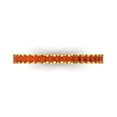 thumbnail image 1 of 0.285 ctw Wedding Band for Women - 14K Yellow Gold Simulated Red Diamond Stackable Eternity Ring, 1 of 6