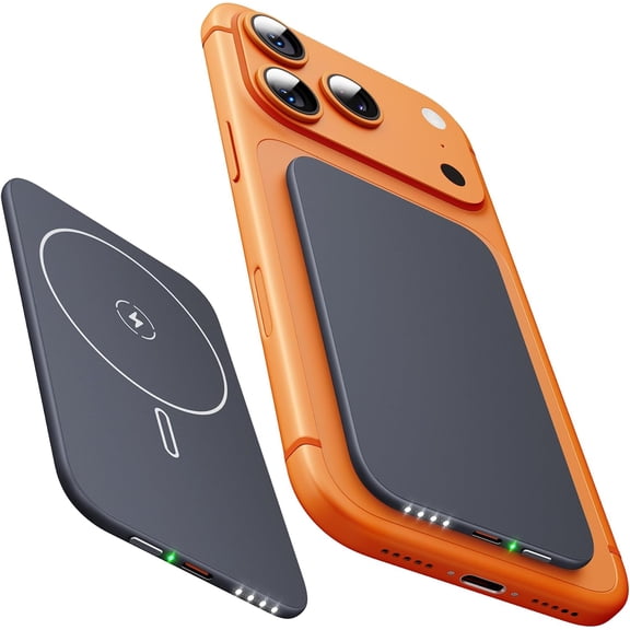 0.29" Ultra Slim 5000mAh for Magsafe Powe Bank Mini 22.5W USB C Fast Charging Magnetic Battery Pack, Wireless Portable Charger Powerbank for iPhone 17 16 15 14 13 12 Plus/ Pro/ Pro Max Android, Black