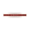 thumbnail image 1 of 0.29 ct Brilliant Princess Cut Natural Garnet 14k Rose Gold Stackable Band SZ 7.5, 1 of 6