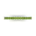 thumbnail image 1 of 0.29 ct Brilliant Princess Cut Natural Peridot 18K White Gold Stackable Band SZ 6.75, 1 of 6