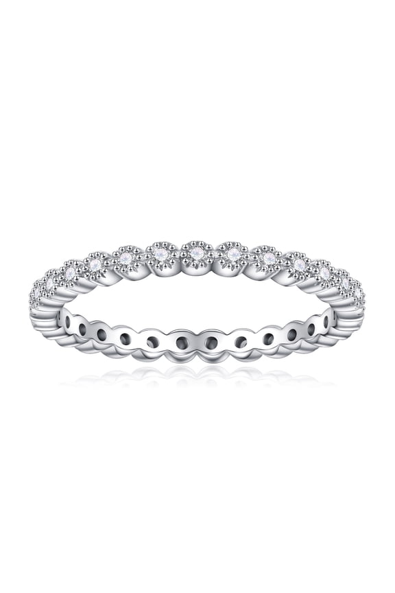 0.29ct Moissanite Engagement Ring 925 Sterling Silver Round Brilliant Cut Halo Diamond Ring Wedding Band Promise Wedding Rings for Women Girls